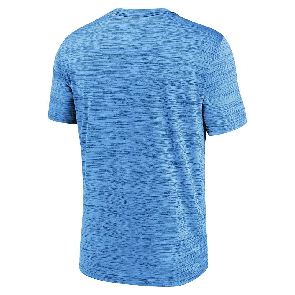 T-shirt Nike bleu poudre pour homme Toronto Blue Jays Authentic Collection Velocity Performance