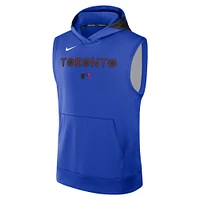 Men's Nike  Royal Toronto Blue Jays Authentic Collection City Connect Sleeveless Pullover Hoodie