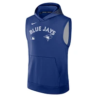 Men's Nike  Royal Toronto Blue Jays Authentic Collection Performance Sleeveless Pullover Hoodie