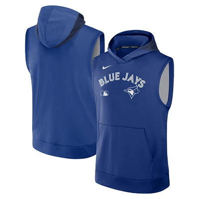 Men's Nike  Royal Toronto Blue Jays Authentic Collection Performance Sleeveless Pullover Hoodie