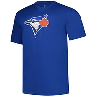 Men's Profile  Royal Toronto Blue Jays Big & Tall Distressed Logo T-Shirt