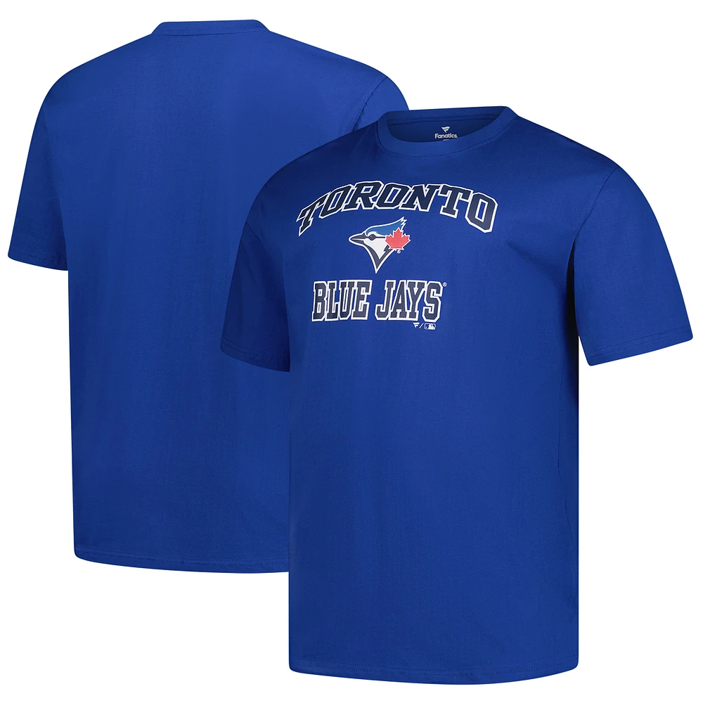Men's Profile  Royal Toronto Blue Jays Big & Tall Heart Soul T-Shirt