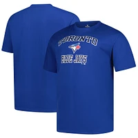 Men's Profile  Royal Toronto Blue Jays Big & Tall Heart Soul T-Shirt