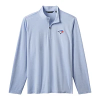 Pull à glissière quart de tour tri-blend bleu poudre TravisMathew des Blue Jays Toronto pour homme
