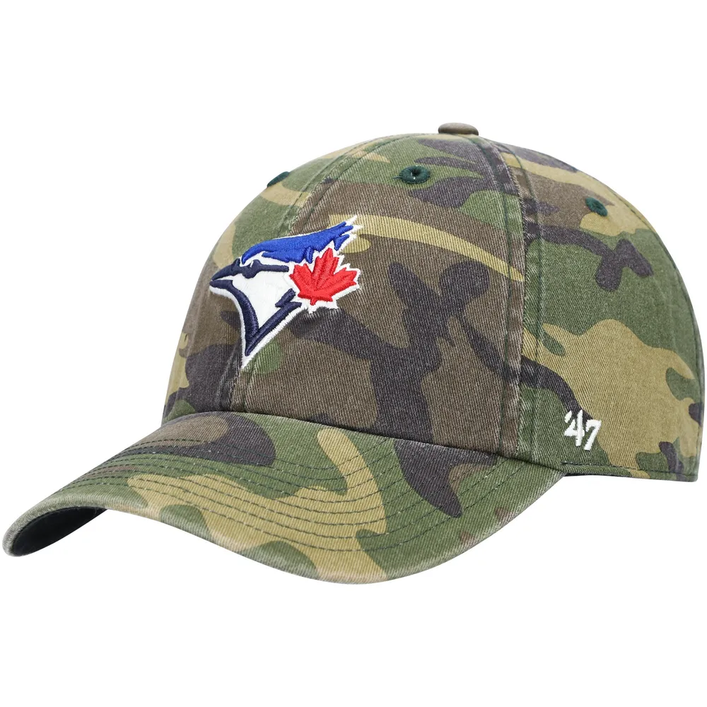 Lids Toronto Blue Jays '47 Team Clean Up Adjustable Hat - Camo