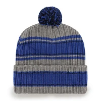 Men's '47 Gray Toronto Blue Jays Rexford Cuffed Knit Hat with Pom