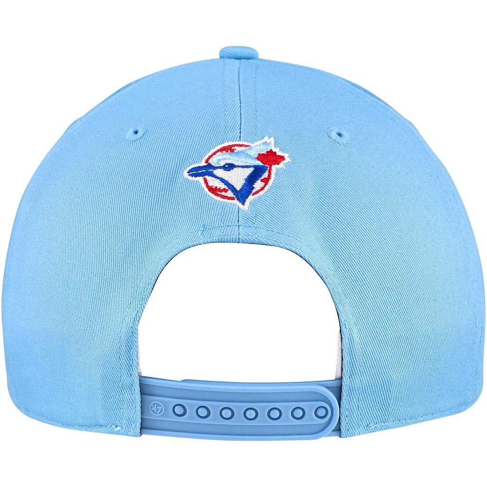 Men's '47 Powder Blue Toronto Blue Jays Cooperstown Collection Wax Pack Premier Hitch Adjustable Hat