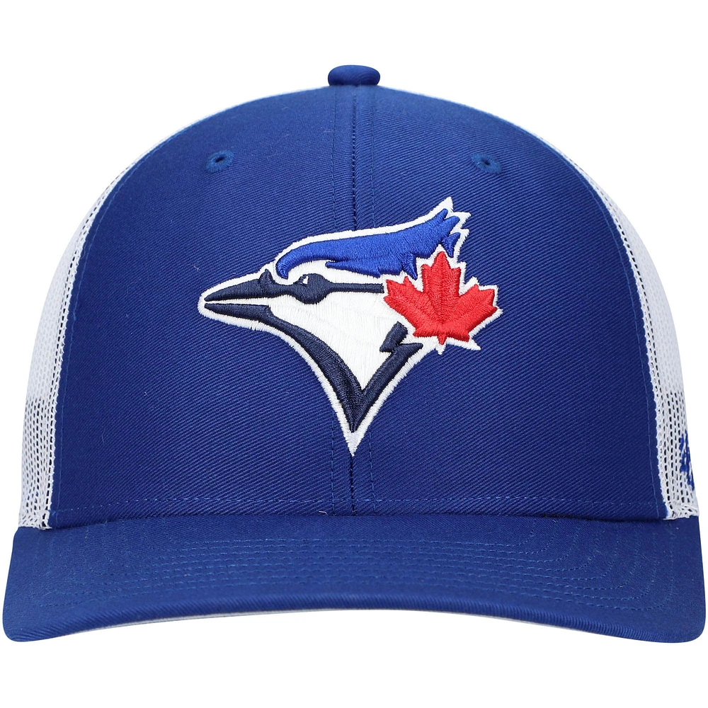 Men's '47 Royal/White Toronto Blue Jays Primary Logo Trucker Snapback Hat