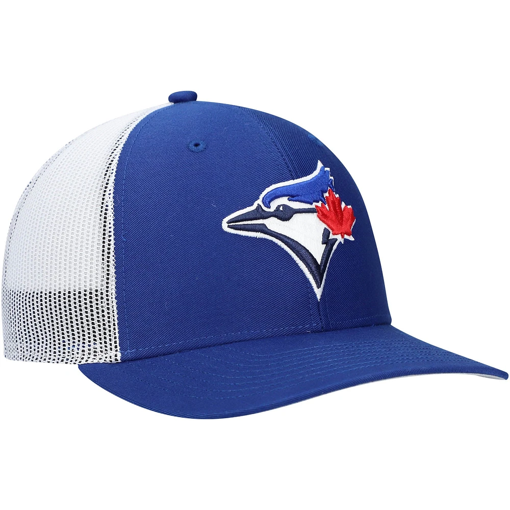 Men's '47 Royal/White Toronto Blue Jays Primary Logo Trucker Snapback Hat