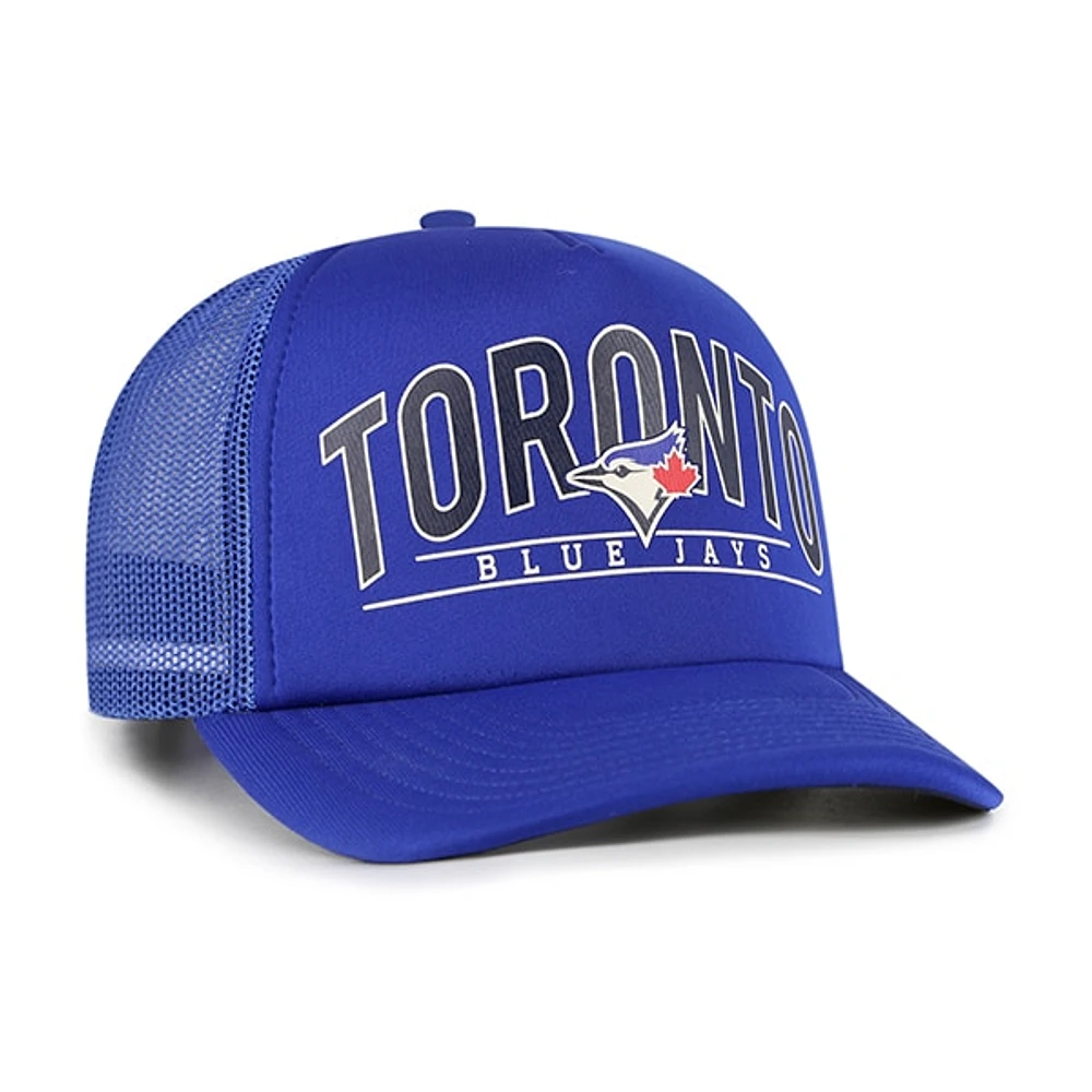 Men's '47 Royal Toronto Blue Jays Backhaul Foam Trucker Snapback Hat