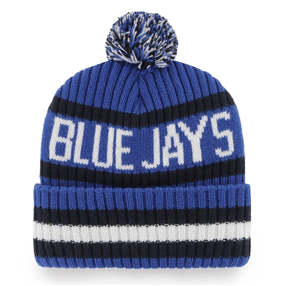 Men's '47 Royal Toronto Blue Jays Bering Cuffed Knit Hat with Pom