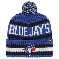 Men's '47 Royal Toronto Blue Jays  Bering Cuffed Knit Hat with Pom