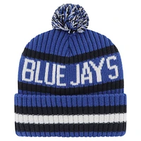 Men's '47 Royal Toronto Blue Jays  Bering Cuffed Knit Hat with Pom