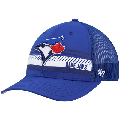 Toronto Blue Jays '47 Flagship Washed MVP Trucker Snapback Hat -  Royal/Natural