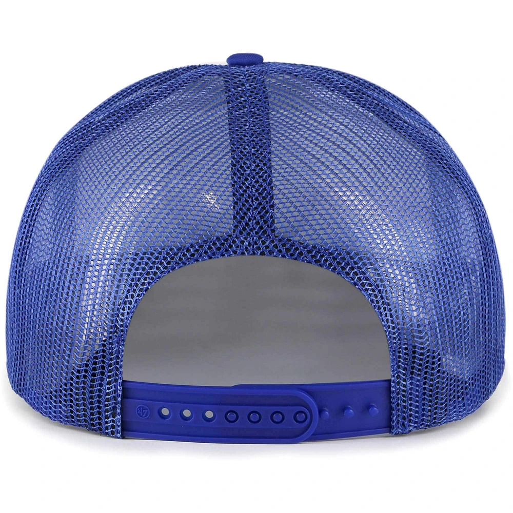 Men's '47 Royal Toronto Blue Jays Lift Off Foam Front Mesh Trucker Adjustable Hat