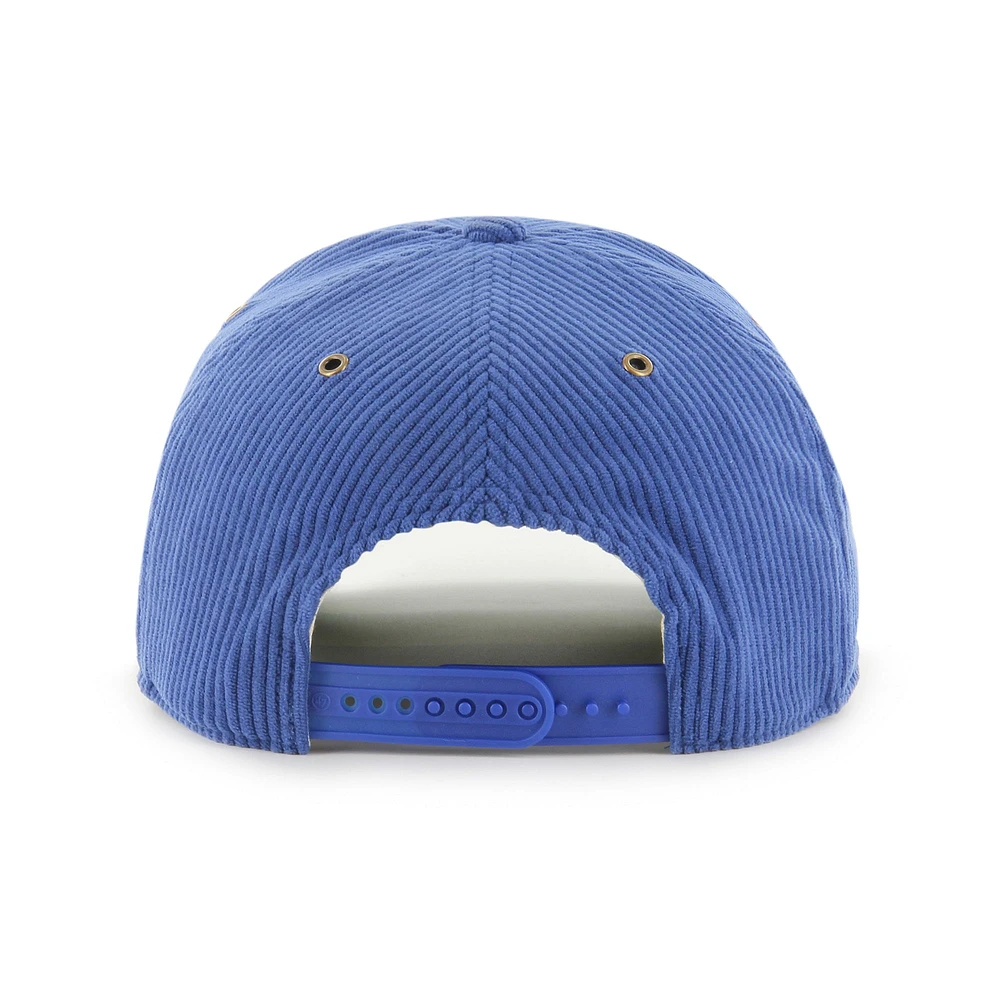 Men's '47  Royal Toronto Blue Jays Pitchout Corduroy Rope Hitch Adjustable Hat