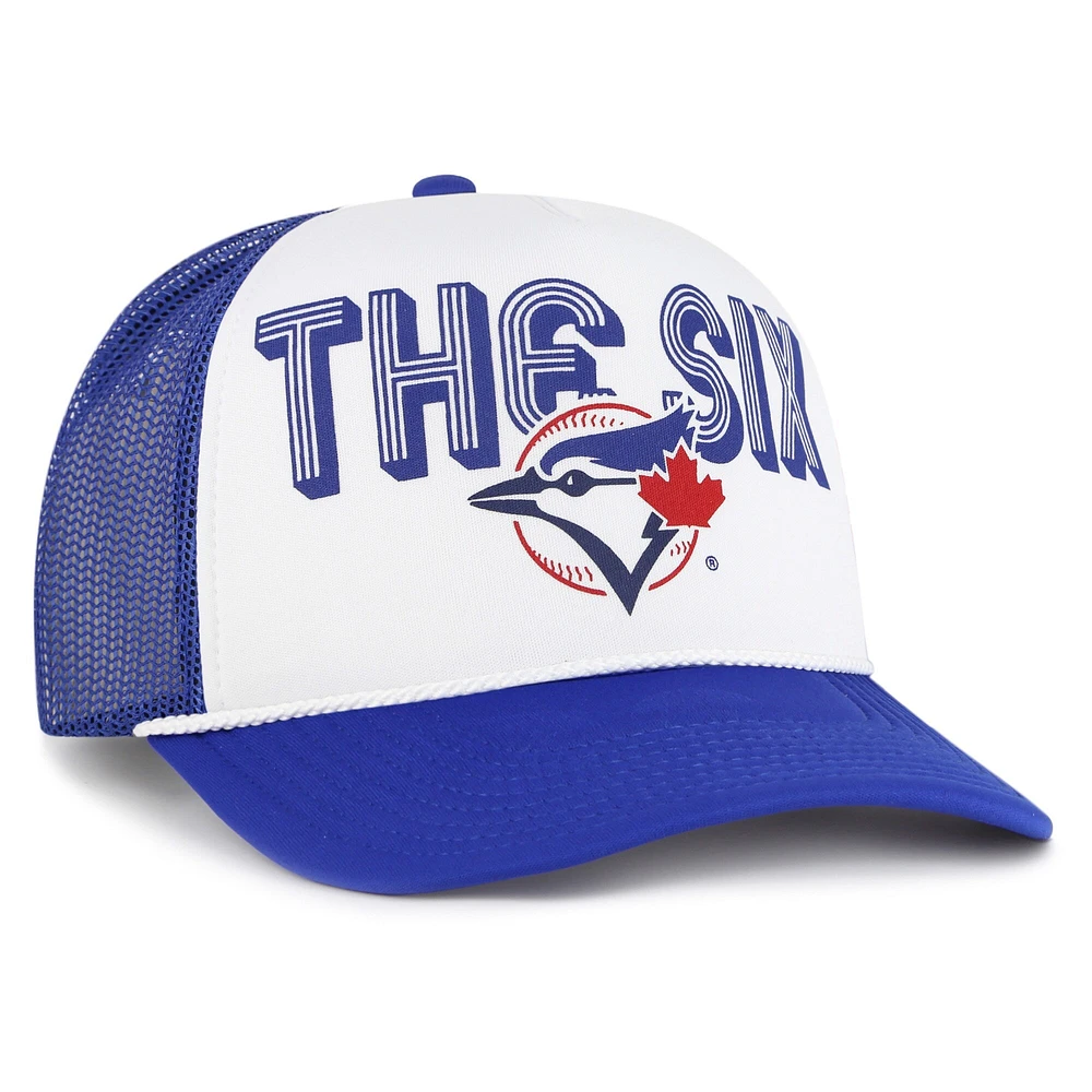 Casquette réglable de camionneur en mousse rétro région des Blue Jays de Toronto '47 pour hommes