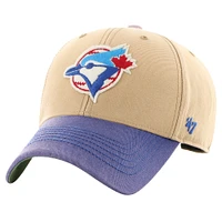 Men's '47 Tan/Royal Toronto Blue Jays Dusted Sedgwick MVP Adjustable Hat