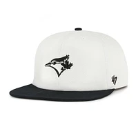 Casquette snapback blanche/noire « 47 » pour homme des Toronto Blue Jays Foundation