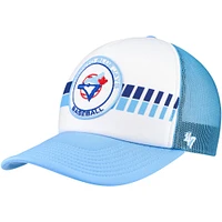 Casquette ajustable de camionneur express '47 blanc/bleu poudré pour hommes des Blue Jays de Toronto de la collection Cooperstown Wax Pack Express