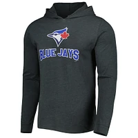 Ensemble à capuchon et pantalon de jogging Concepts Sport Heather Royal/Heather Charcoal Toronto Blue Jays pour hommes