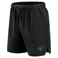 Men's Fanatics Black Toronto Blue Jays Front Office Micro Tonal Shorts
