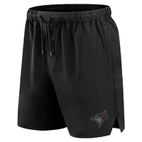 Men's Fanatics Black Toronto Blue Jays Front Office Woven Shorts