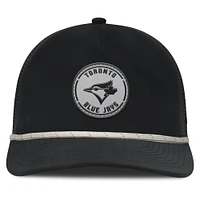 Casquette ajustable en forme de A pour homme Fanatics Black Toronto Blue Jays Signature