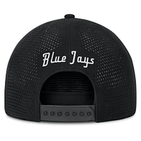 Casquette ajustable en forme de A pour homme Fanatics Black Toronto Blue Jays Signature