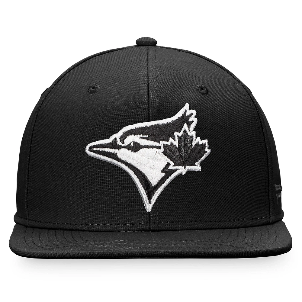 Men's Fanatics Black Toronto Blue Jays Snapback Hat