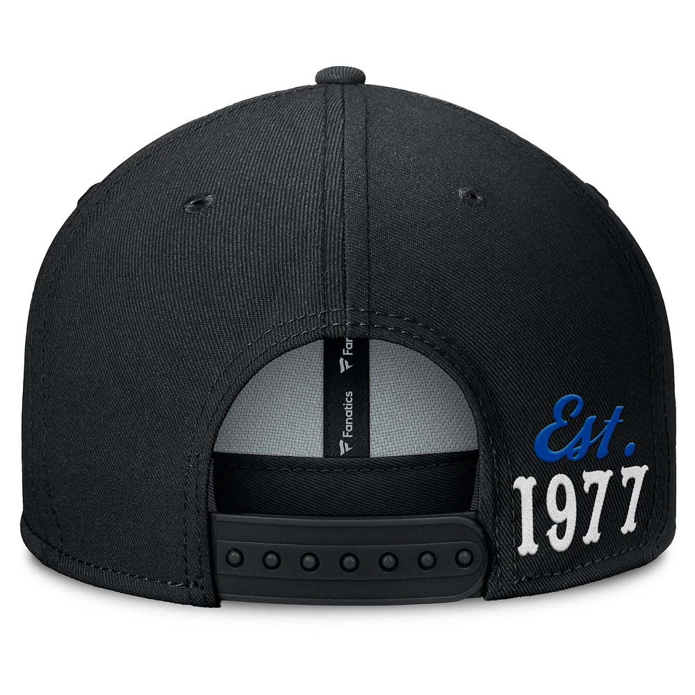 Men's Fanatics Black Toronto Blue Jays Walk-Off Bullpen Snapback Hat