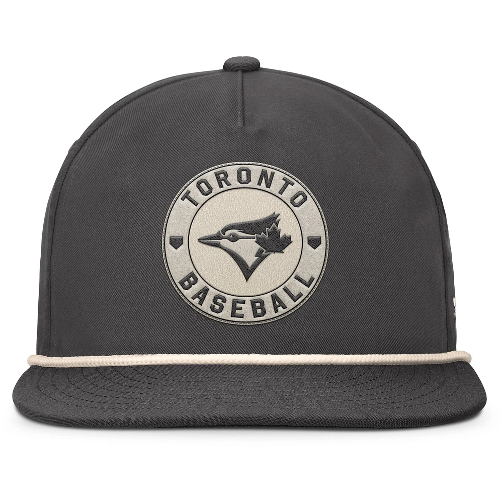 Men's Fanatics Charcoal Toronto Blue Jays Closer Adjustable Hat