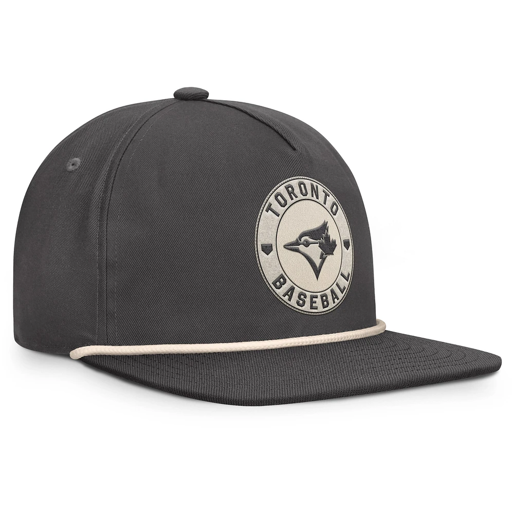 Men's Fanatics Charcoal Toronto Blue Jays Closer Adjustable Hat