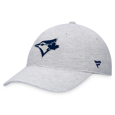 Casquette réglable avec logo des Blue Jays de Toronto Fanatics pour hommes, gris