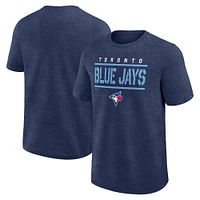 Men's Fanatics Heather Navy Toronto Blue Jays Top Notch T-Shirt
