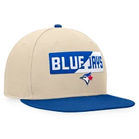 Men's Fanatics Khaki/Royal Toronto Blue Jays Cycle Snapback Hat