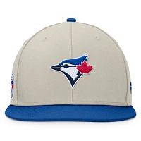 Men's Fanatics Khaki/Royal Toronto Blue Jays Team Two-Tone Snapback Hat