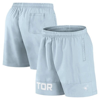 Short de bain tissé fanatiques bleu poudre des Blue Jays Toronto pour hommes