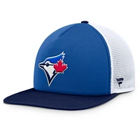 Casquette à pression avant en mousse Fundamental Fanatics Royal/Black des Blue Jays de Toronto pour homme