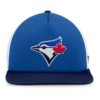 Casquette à pression avant en mousse Fundamental Fanatics Royal/Black des Blue Jays de Toronto pour homme