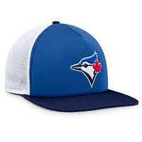 Casquette à pression avant en mousse Fundamental Fanatics Royal/Black des Blue Jays de Toronto pour homme