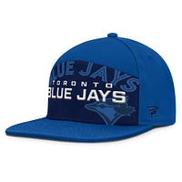 Men's Fanatics Royal/Navy Toronto Blue Jays Clubhouse Splitter Snapback Hat