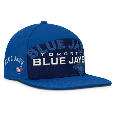 Men's Fanatics Royal/Navy Toronto Blue Jays Clubhouse Splitter Snapback Hat