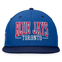 Casquette snapback fondamentale audacieuse des Blue Jays de Toronto Fanatics Royal/Navy pour hommes