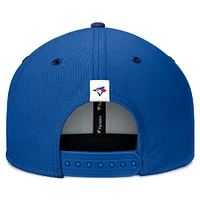 Men's Fanatics Royal/Navy Toronto Blue Jays Fundamental Bold Snapback Hat