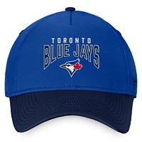 Men's Fanatics  Royal/Navy Toronto Blue Jays Stacked Logo Flex Hat