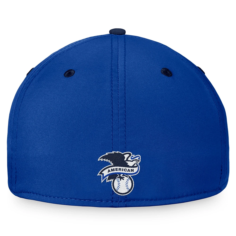 Men's Fanatics  Royal/Navy Toronto Blue Jays Stacked Logo Flex Hat