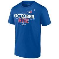 T-shirt des vestiaires séries éliminatoires 2022 Royal Toronto Blue Jays Fanatics pour hommes