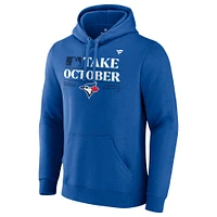 Men's Fanatics  Royal Toronto Blue Jays 2023 Postseason Locker Room Pullover Hoodie