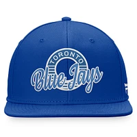 Casquette Snapback Fanatics Royal Toronto Blue Jays Circle Script pour hommes